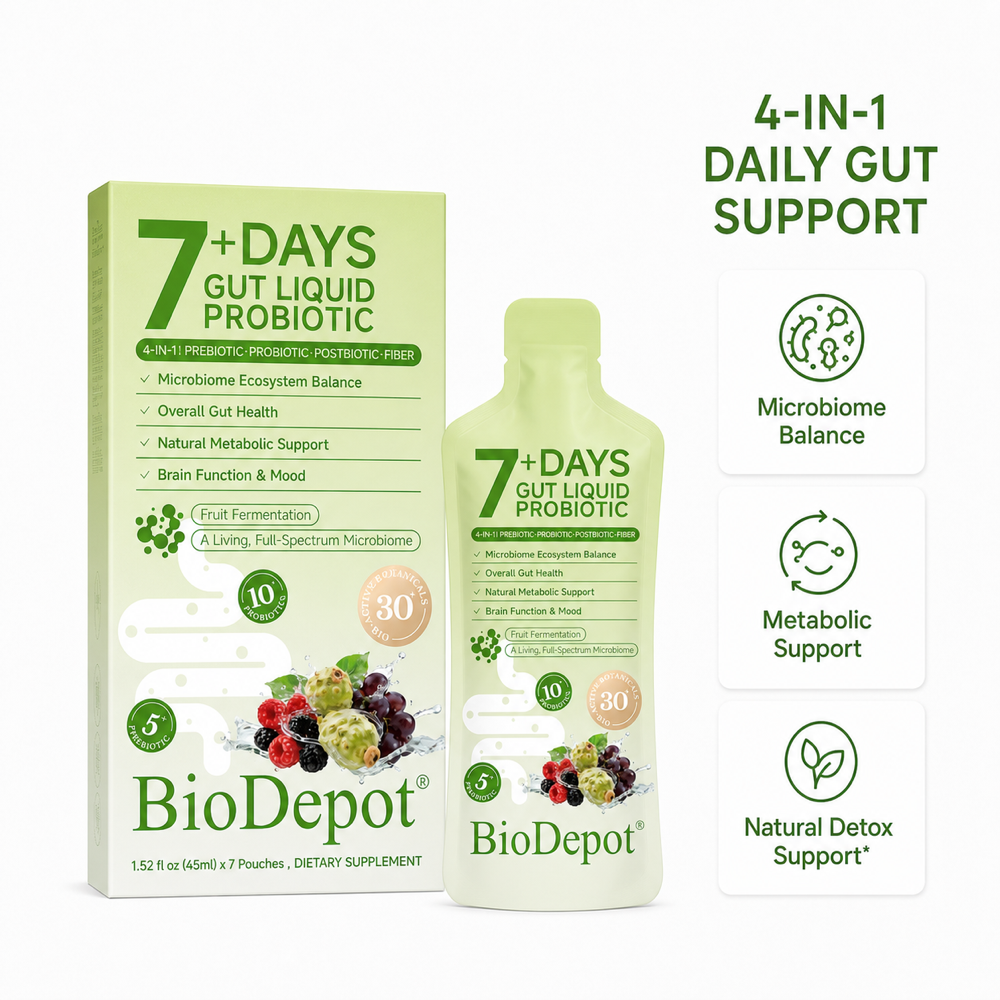 BioDepot 7+ Days Gut Liquid Probiotic