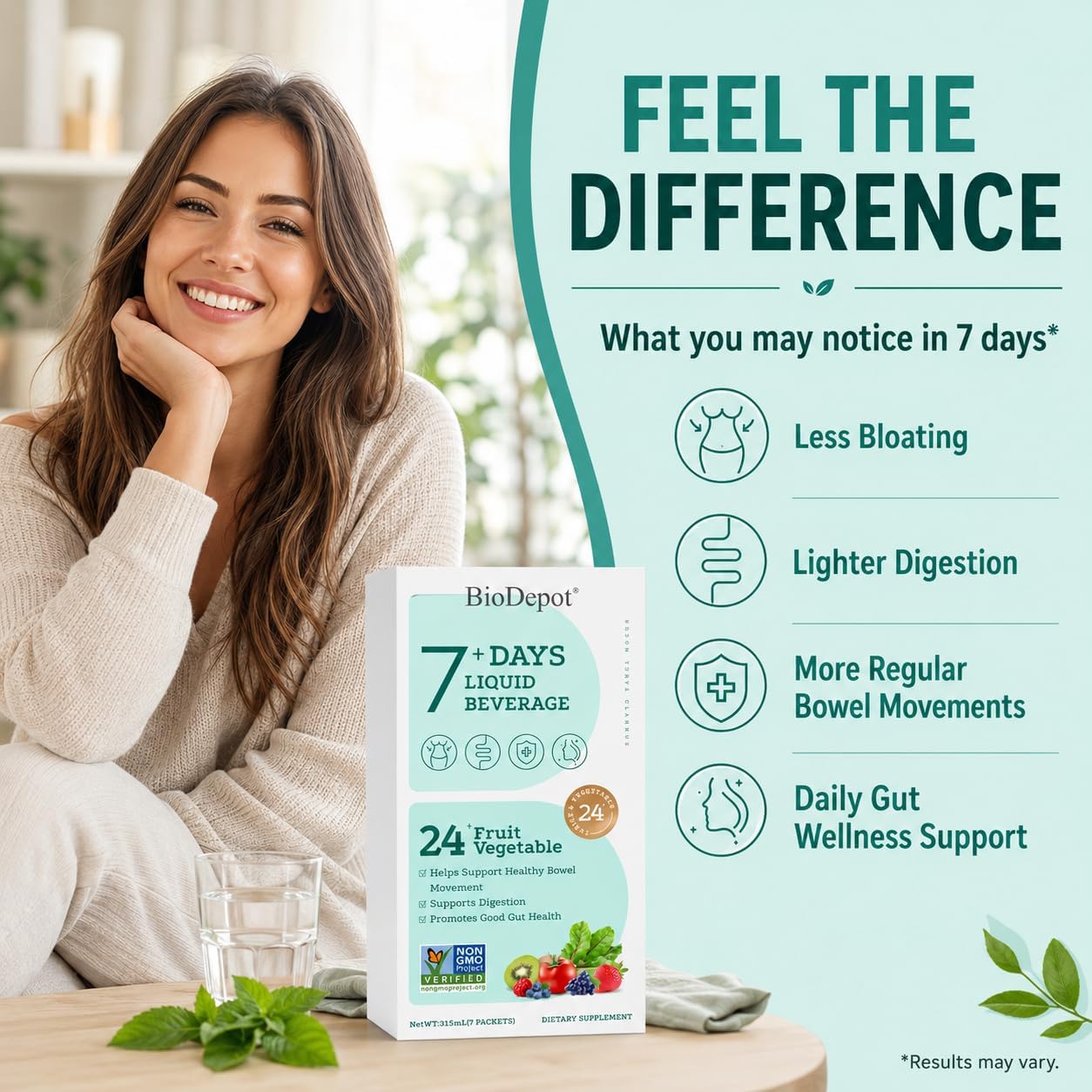 BioDepot 7+ Days Cleanse Liquid – Colon Regularity Support